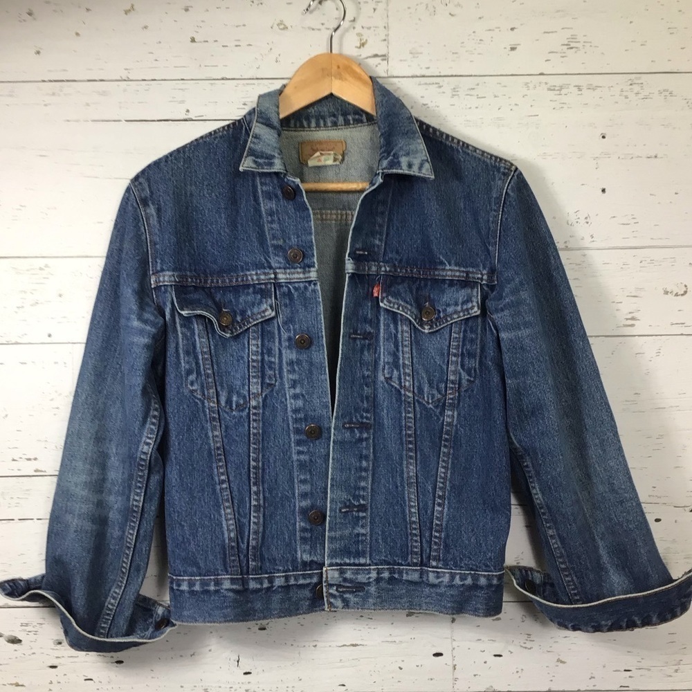 Vintage Levi’s Denim Jean Trucker Jacket Size 36 Union Made​​​​​​​​​​